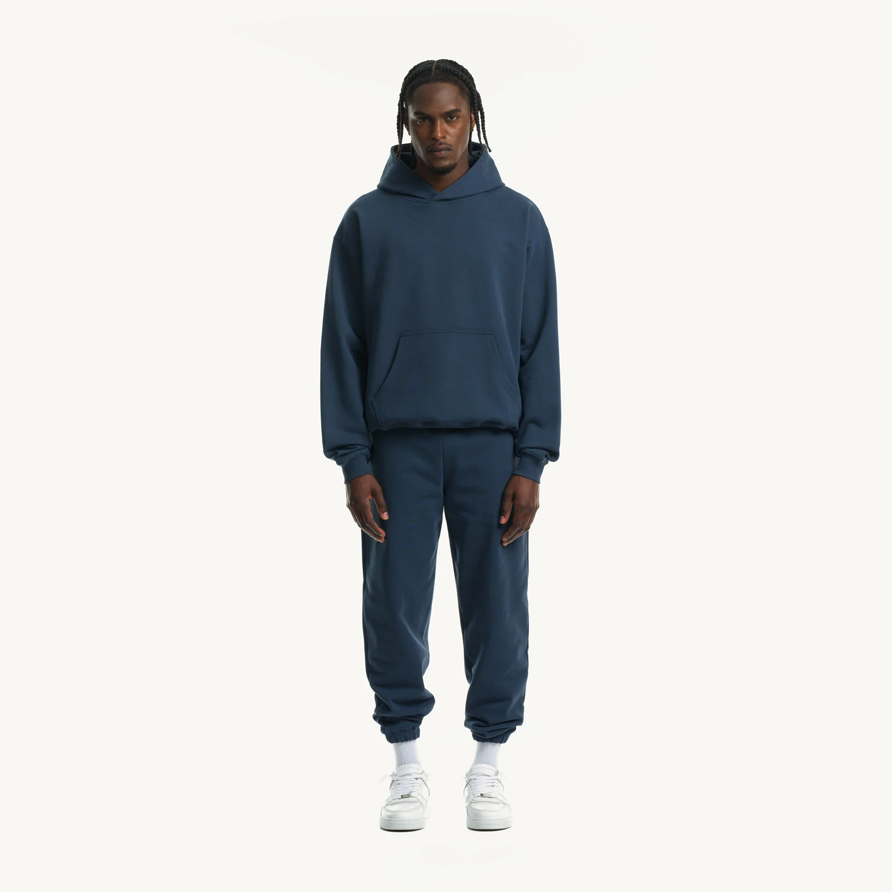 Navy Blue Oversized Hoodie. - Image 2