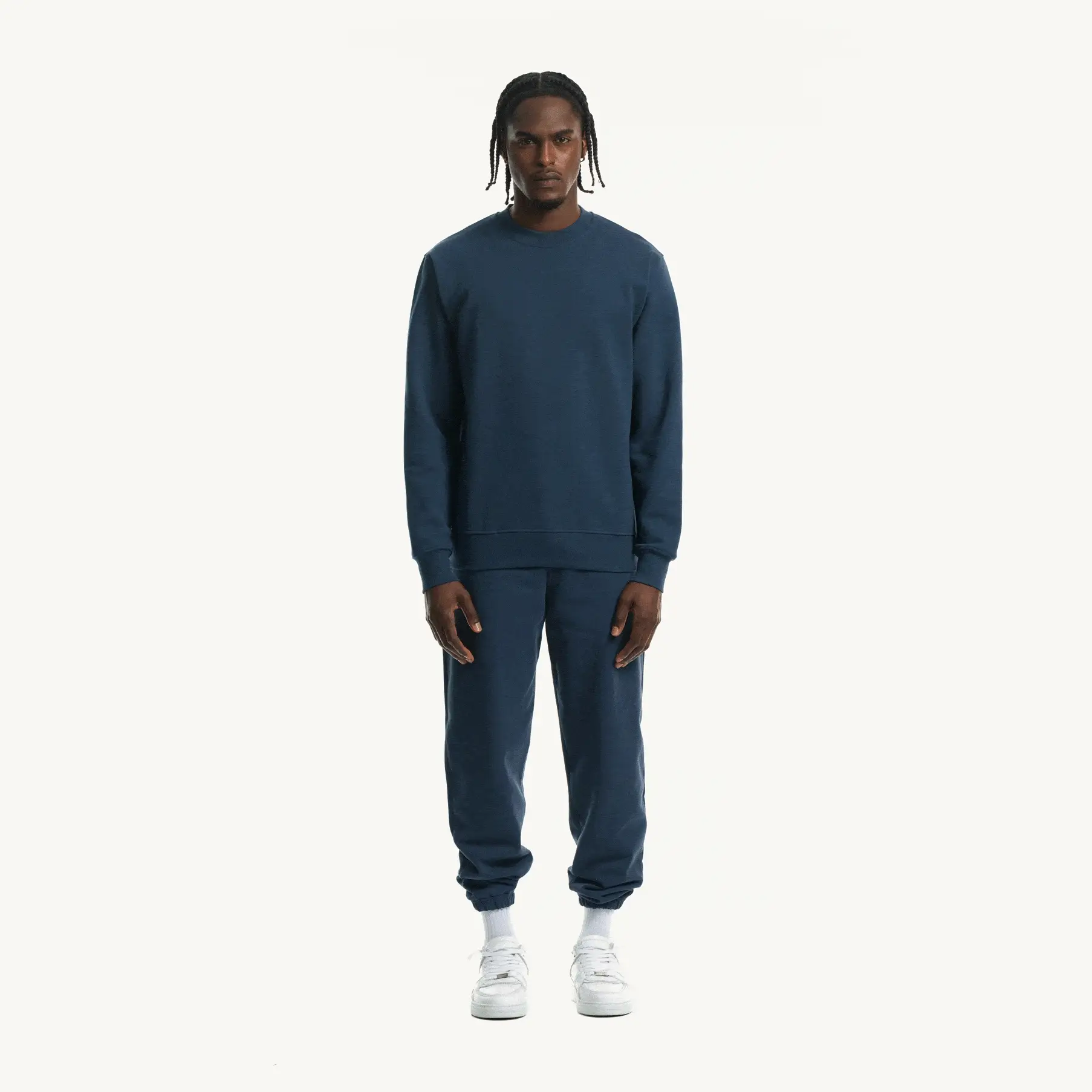 Navy Blue Regular Crewneck Sweater. - Image 3