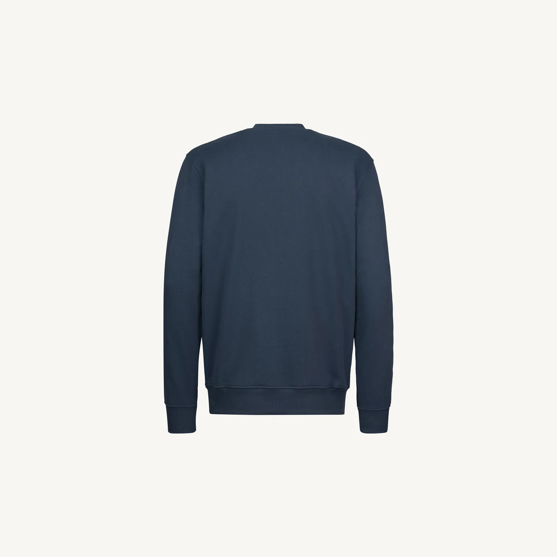 Navy Blue Regular Crewneck Sweater. - Image 4