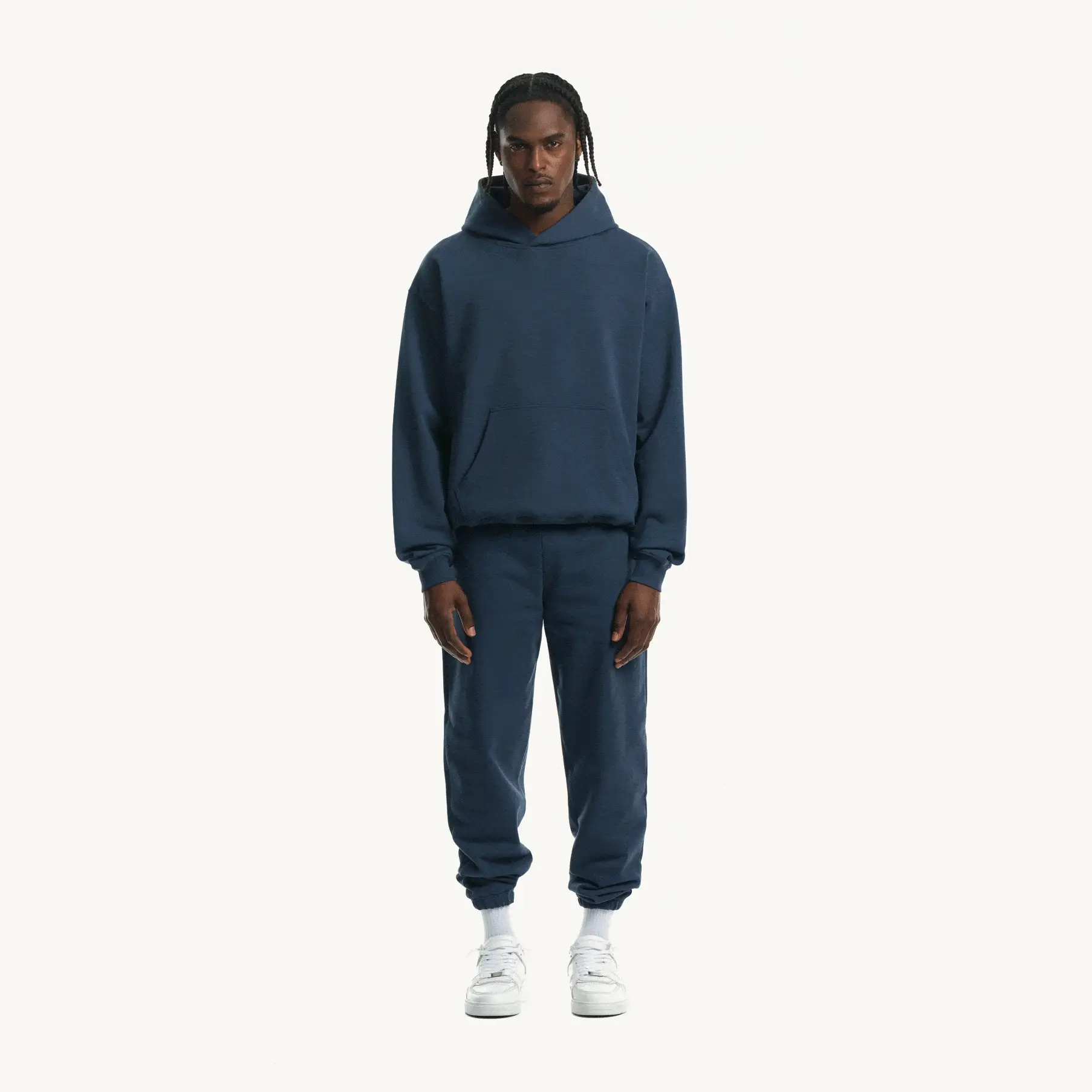 Navy Blue Relaxed Sweatpants. - Image 3