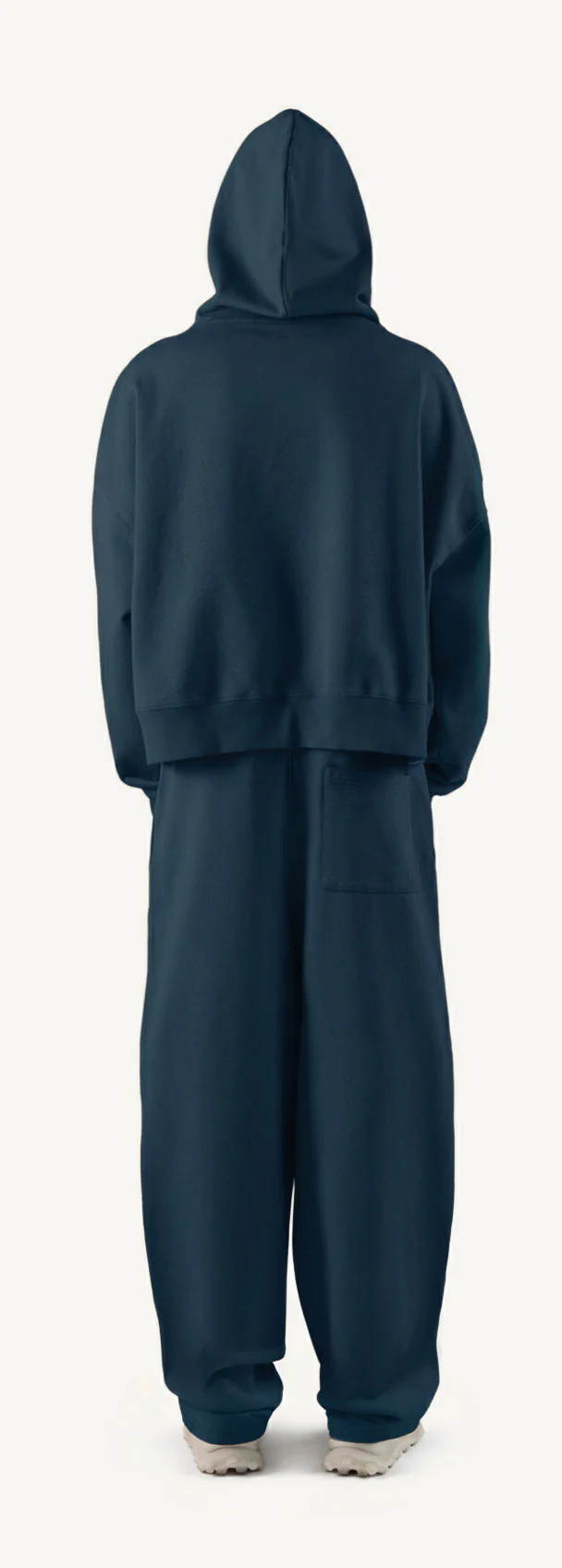 Navy Blue Straight-Leg Baggy Sweatpants. - Image 6