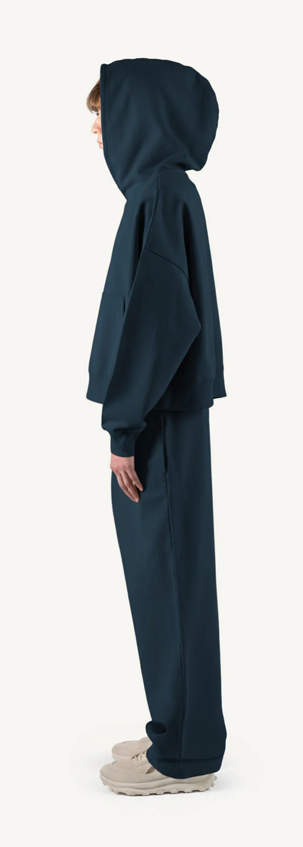 Navy Blue Straight-Leg Baggy Sweatpants. - Image 8