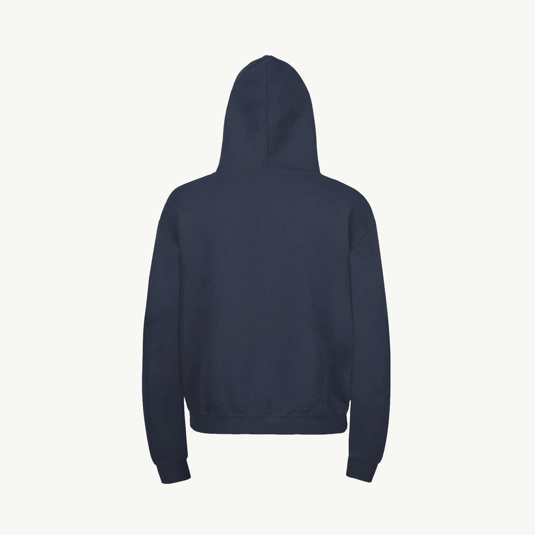 Navy Blue Ultra Heavy Oversized Hoodie. - Image 4