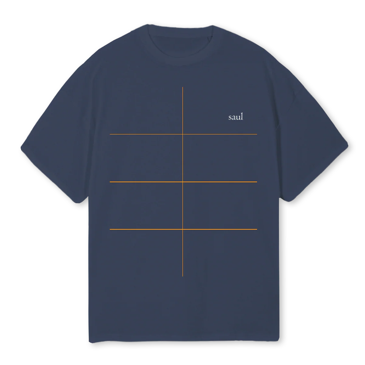 NAVY  Navy Blue Oversized Tee.