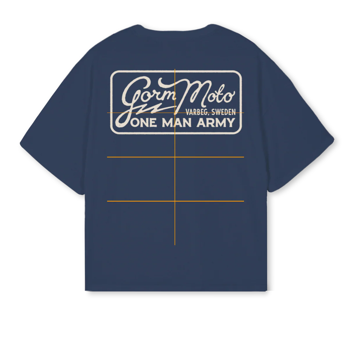 NAVYG Navy Blue Oversized Boxy Tee. - Image 2