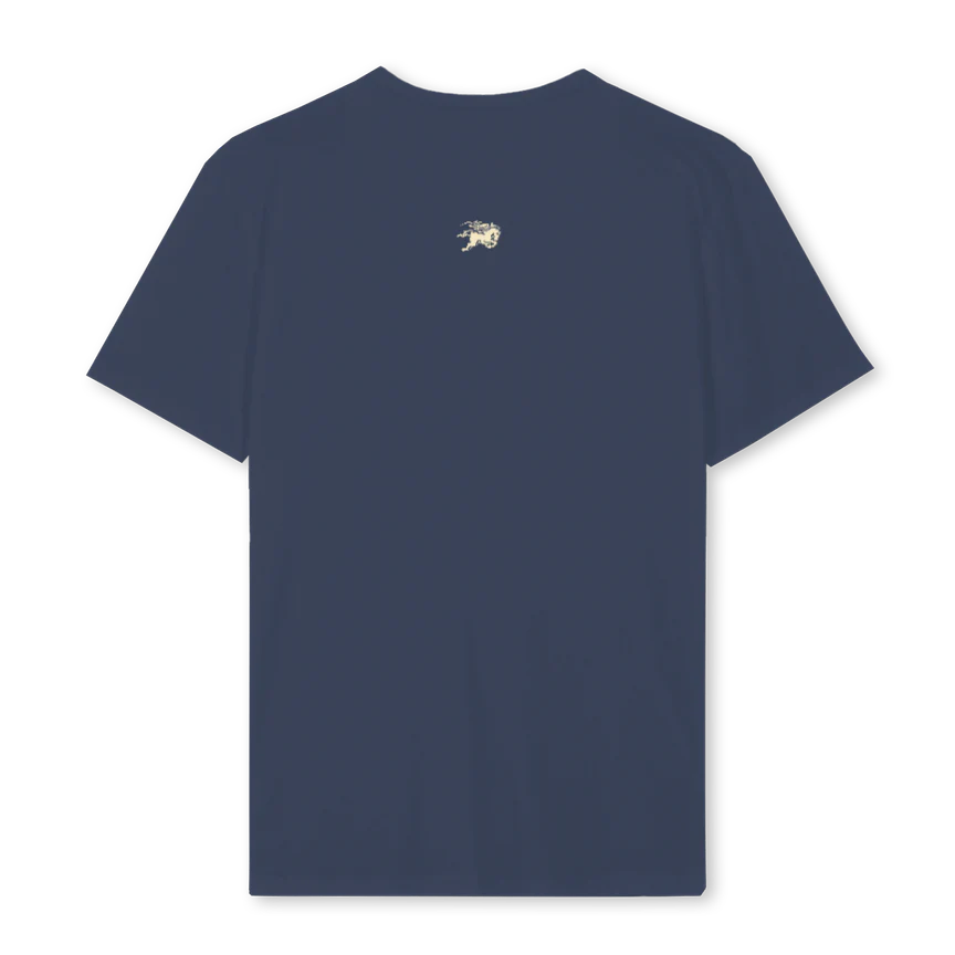 NAVYOVALTEE Navy Blue Regular Tee. - Image 2