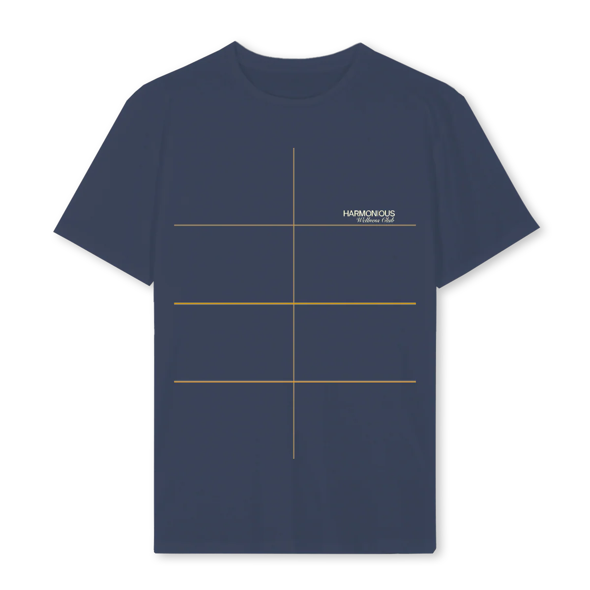NAVYREGWLNESSCRIPT Navy Blue Regular Tee.