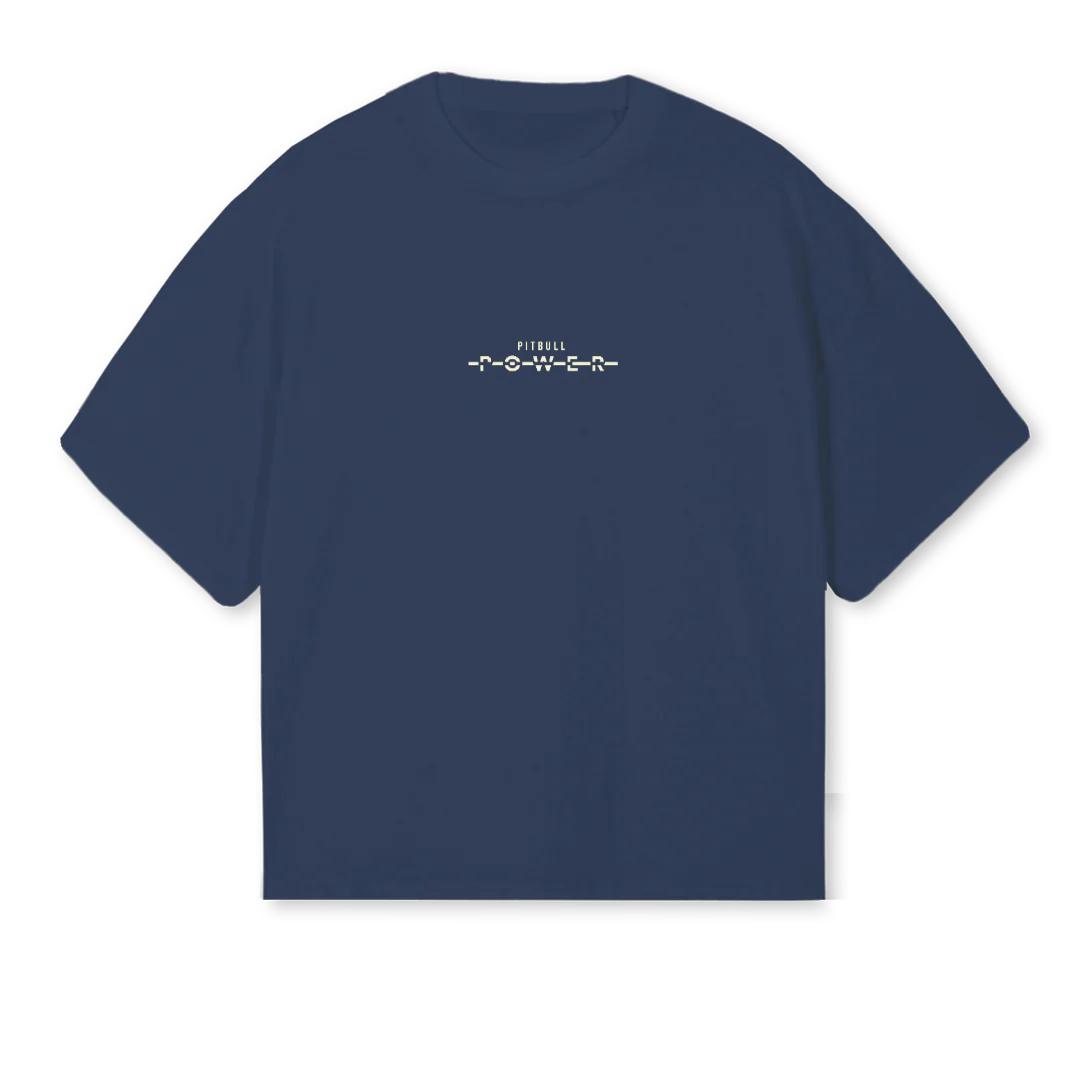 NAVYTEEBOXY Navy Blue Oversized Boxy Tee.