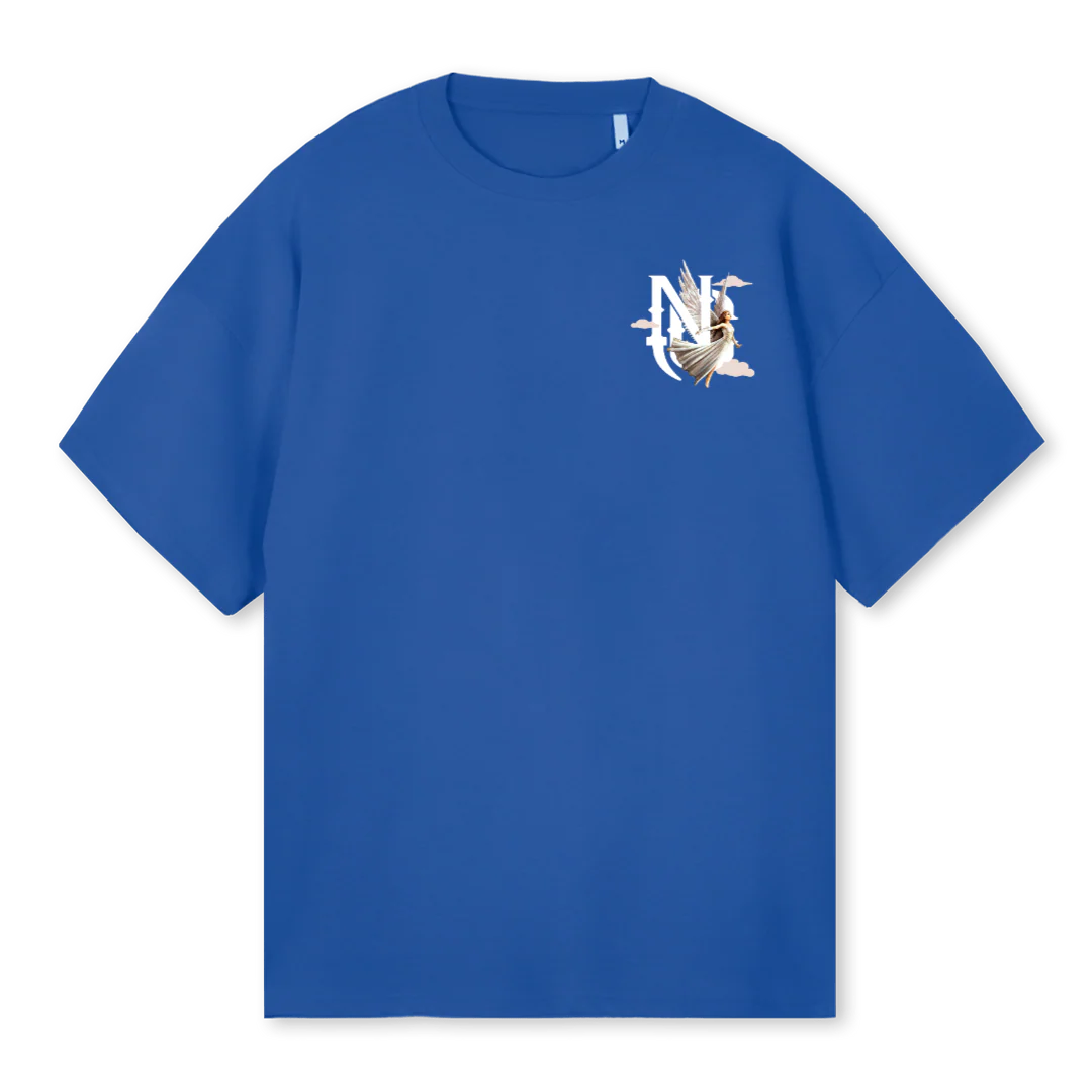NCANGELBLUE Cobalt Blue Oversized Tee.