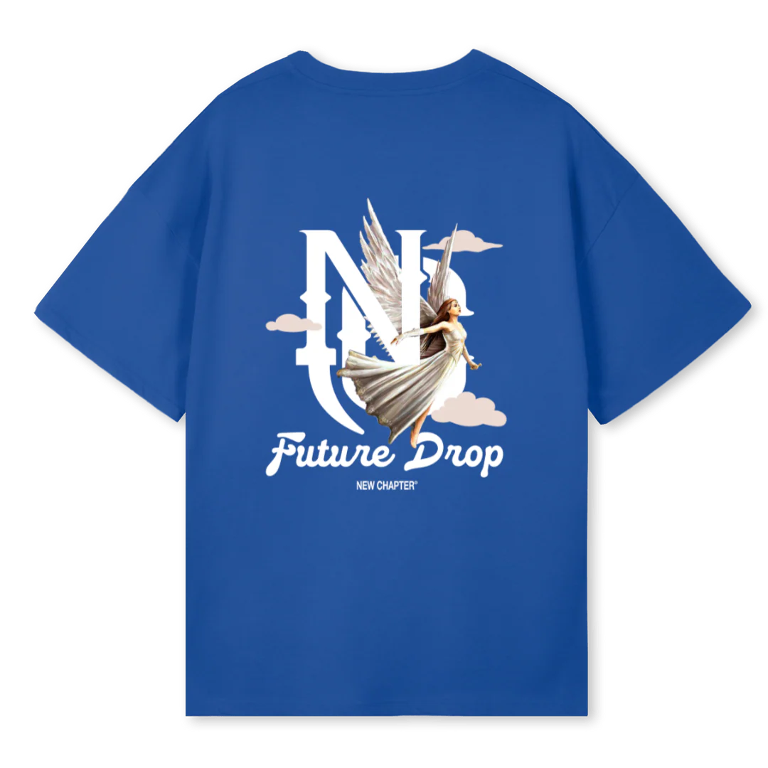 NCANGELBLUE Cobalt Blue Oversized Tee. - Image 2