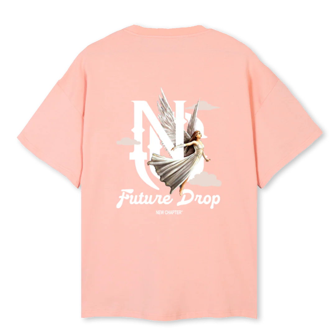 NCANGELSPINK Pink Clay Oversized Tee. - Image 2