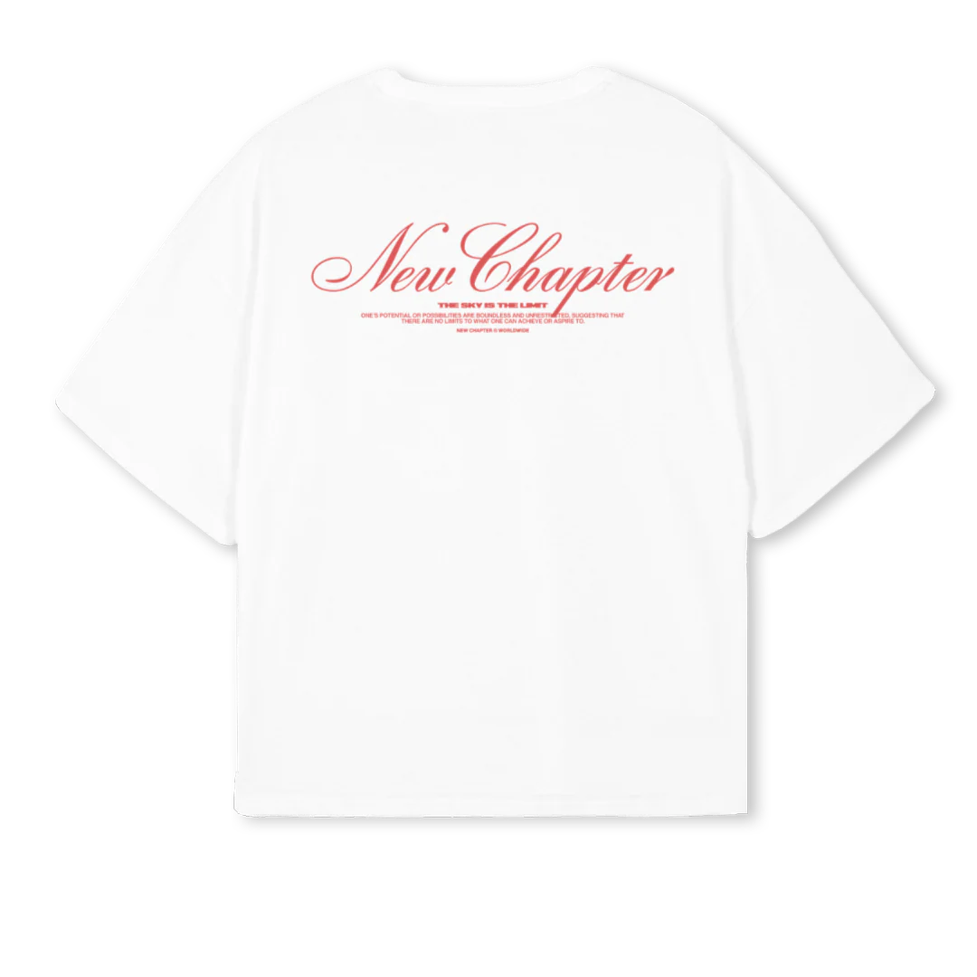 NCANGELWHITE White Oversized Boxy Tee. - Image 2