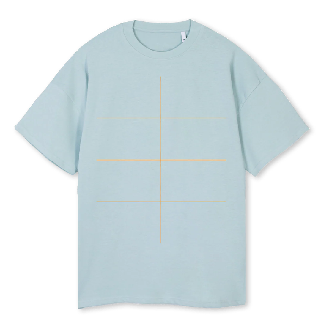 NCFUTUREDROP Cold Blue Oversized Tee.