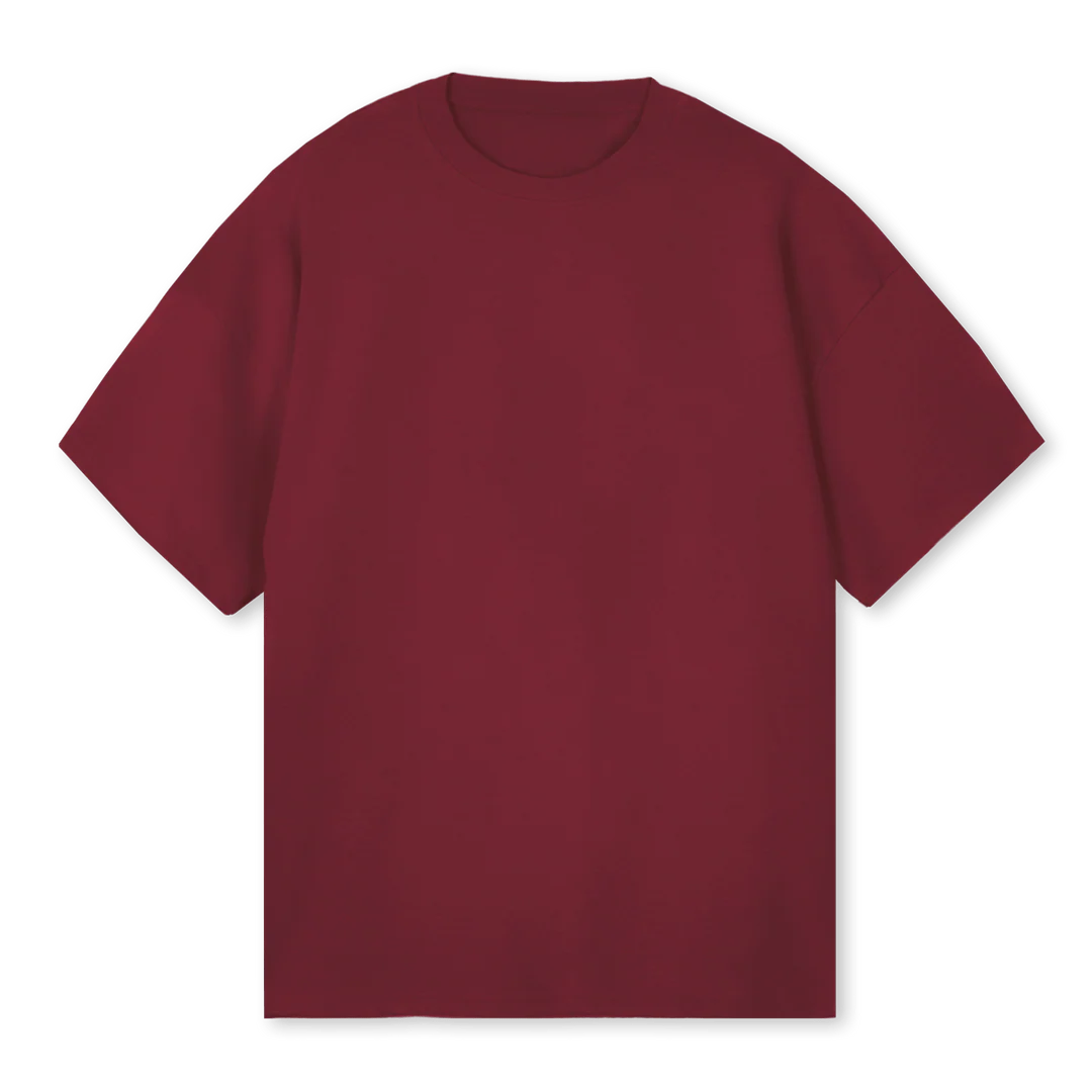 NCFUTUREDROPBURGUNDY Burgundy Oversized Tee.