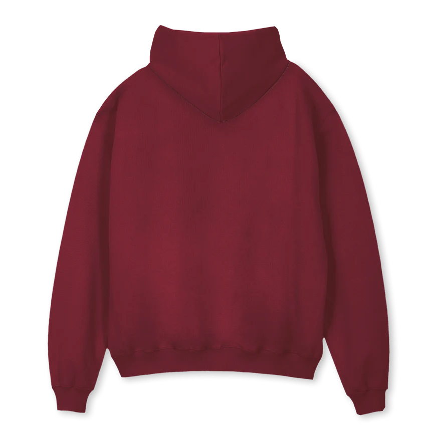 NCIDBURGUNDYHOODIE Burgundy Oversized Hoodie. - Image 2