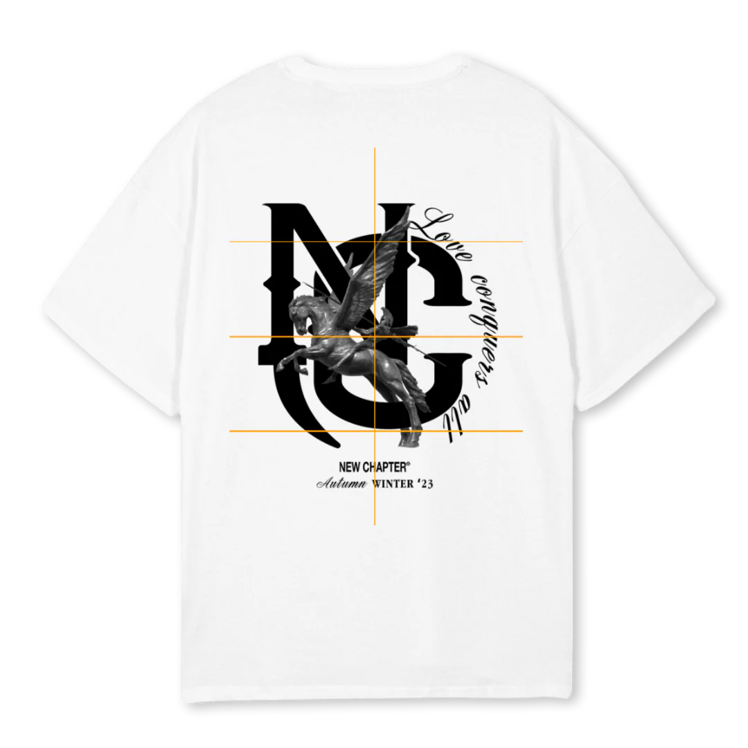 NCLOVECA White Oversized Tee. - Image 2