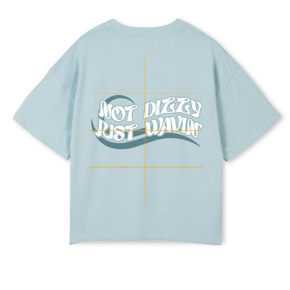 NDJWB Cold Blue Oversized Boxy Tee. - Image 2