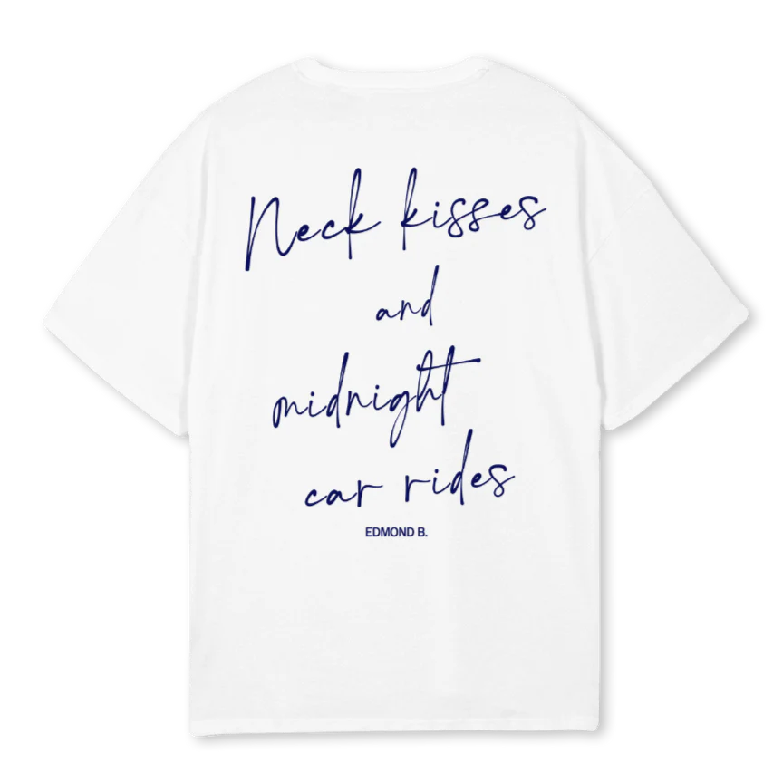 NECKKISSESS White Oversized Tee. - Image 2