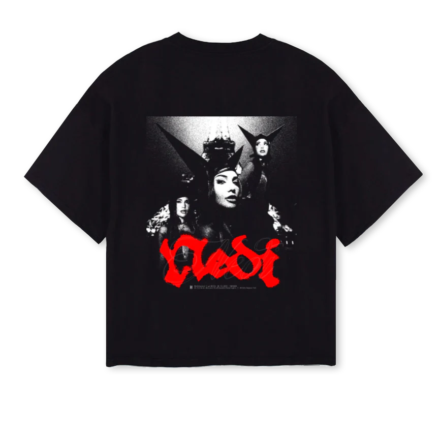 NEDI Black Oversized Boxy Tee. - Image 2