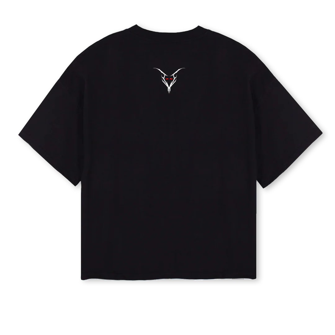 NEKROM SORDIDE  Black Oversized Boxy Tee. - Image 2