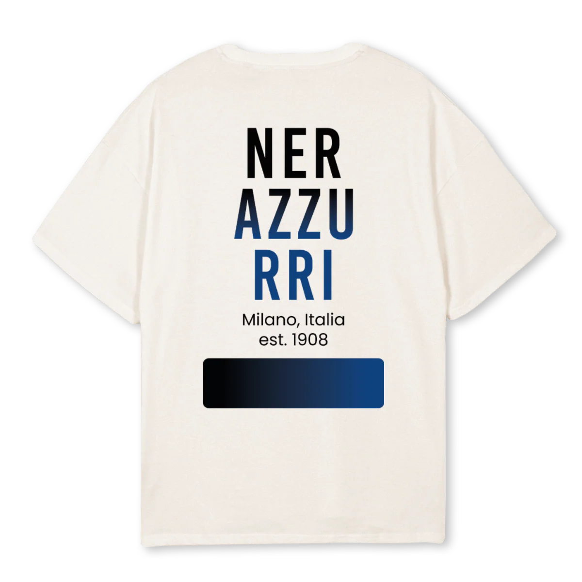 NERAZZURRITWO Vintage White Oversized Tee. - Image 2