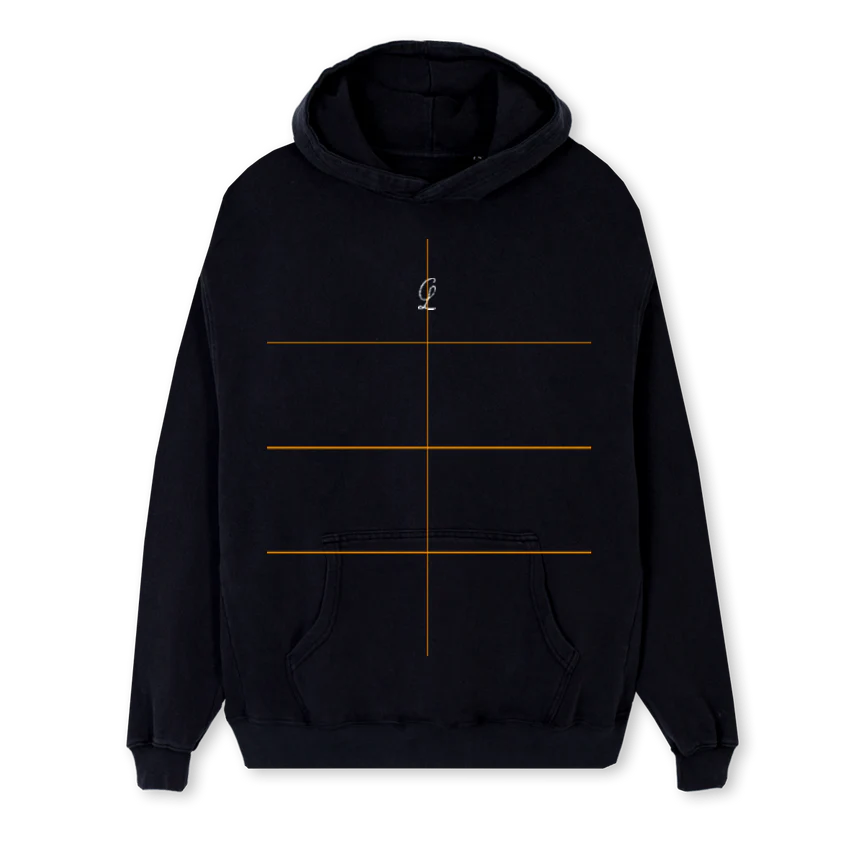 NEROEBIANCOTWO Black Regular Hoodie.