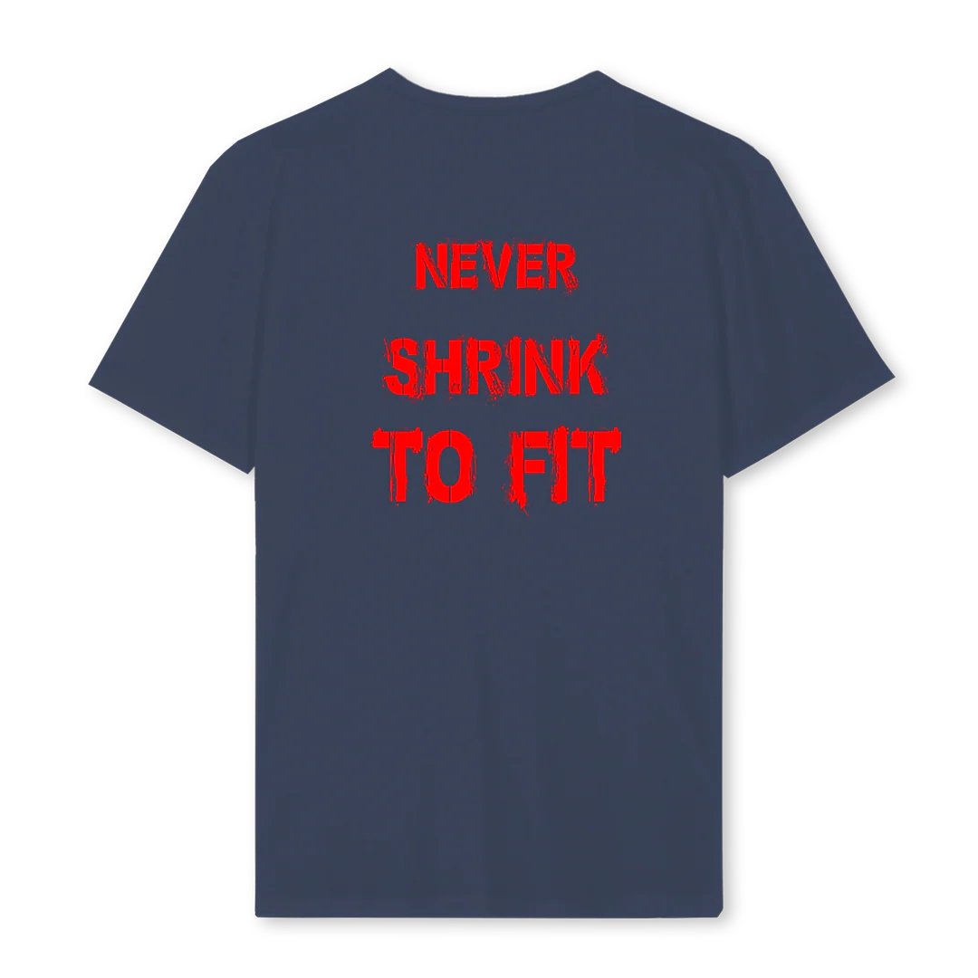 NEVERSHRINKBACKNAVYR Navy Blue Regular Tee. - Image 2