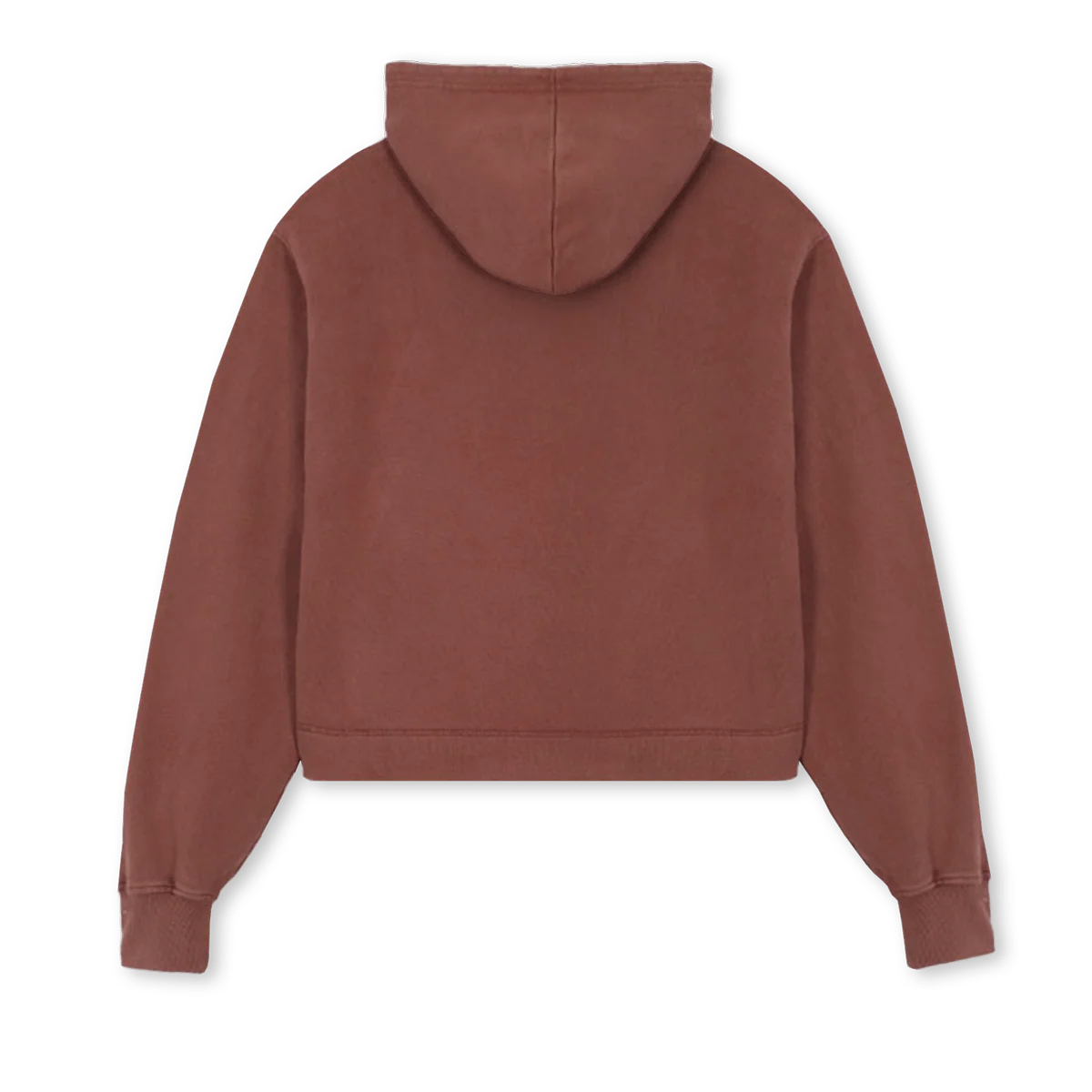 NEW KIANI LIMITED SWEAT Vintage Brown Cropped Hoodie. - Image 2