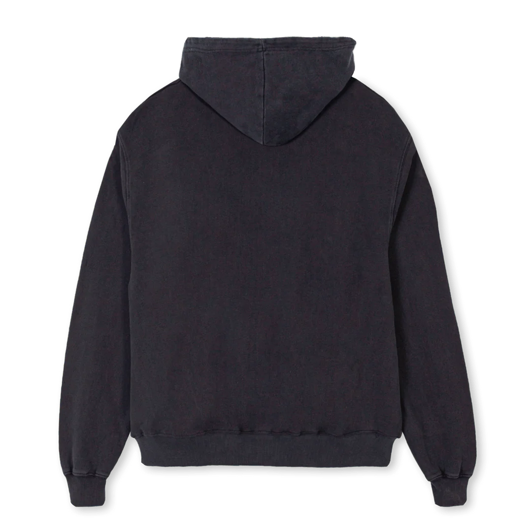 NEWSCRIPTY Vintage Black Oversized Zipped Hoodie. - Image 2