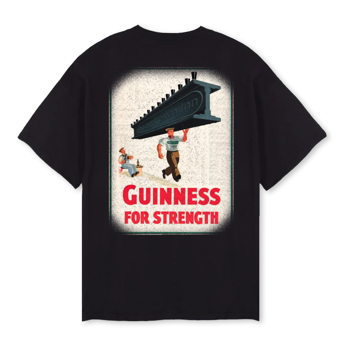 NEWTOWNINN Black Oversized Tee. - Image 2
