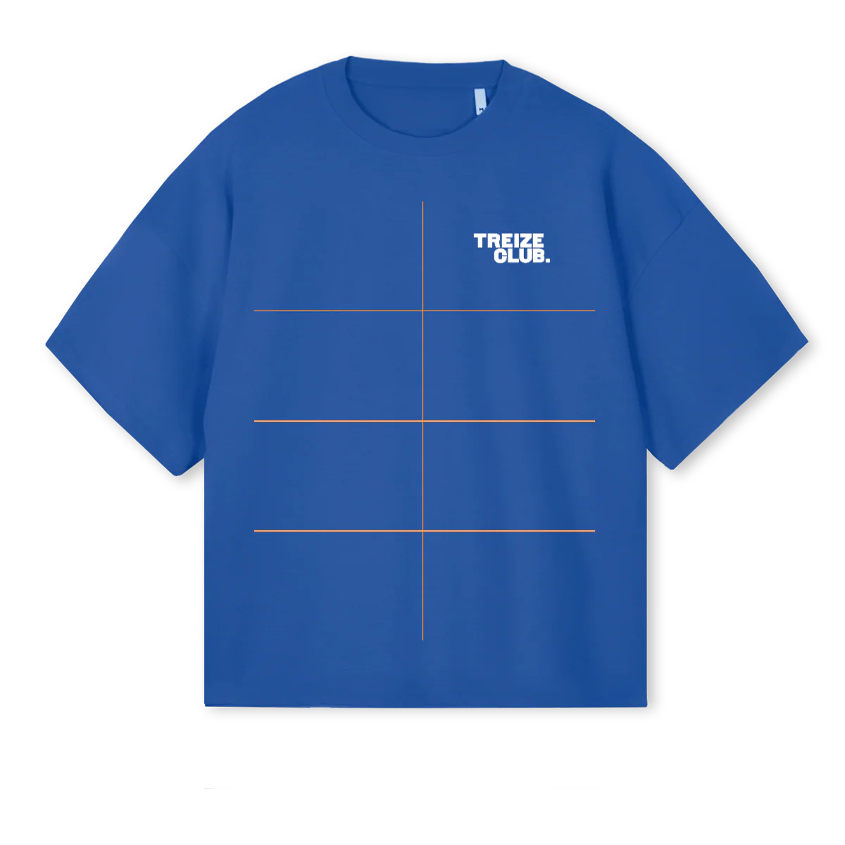 NEWTYTO Cobalt Blue Oversized Boxy Tee.