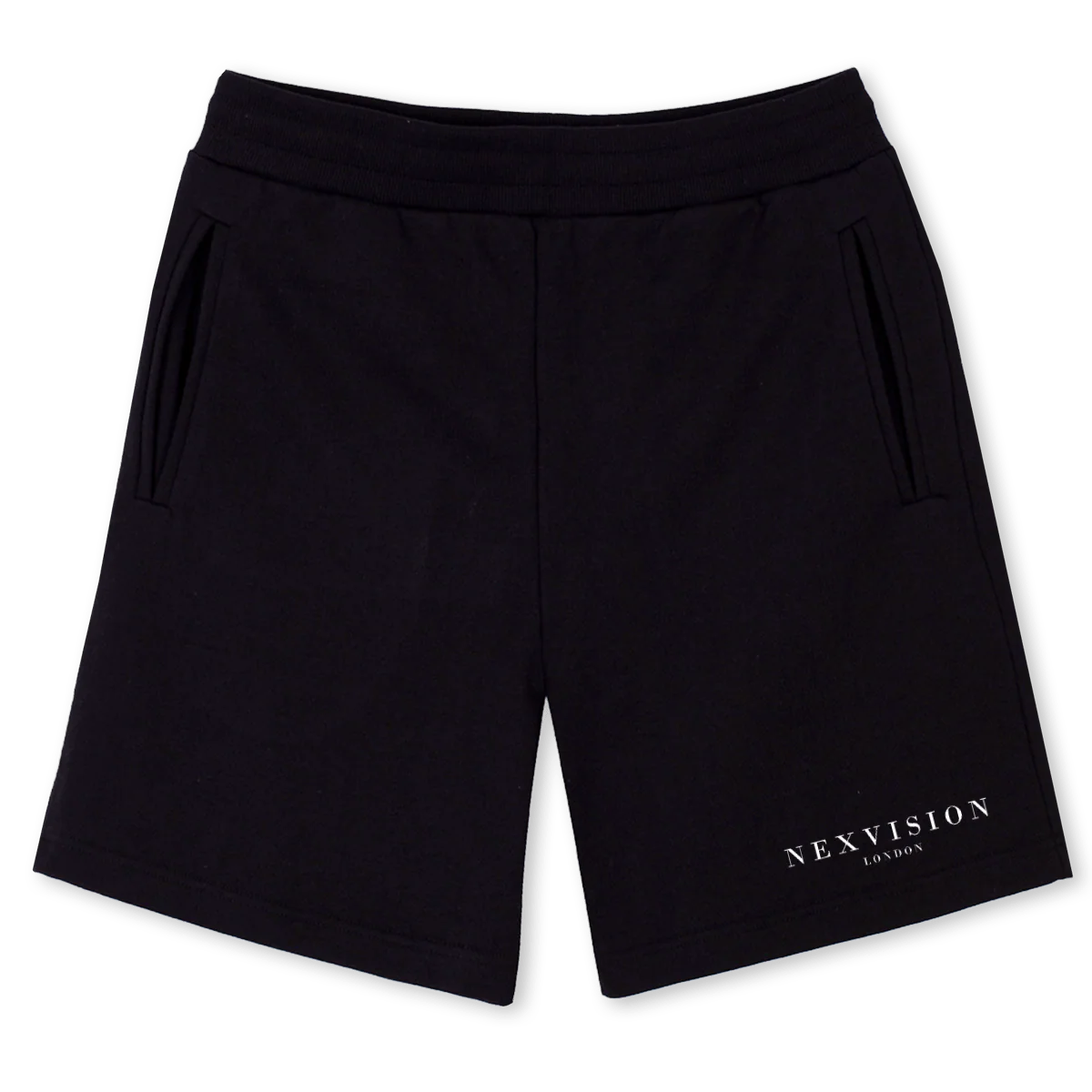NEXVFIFTH Black Sweatshorts.