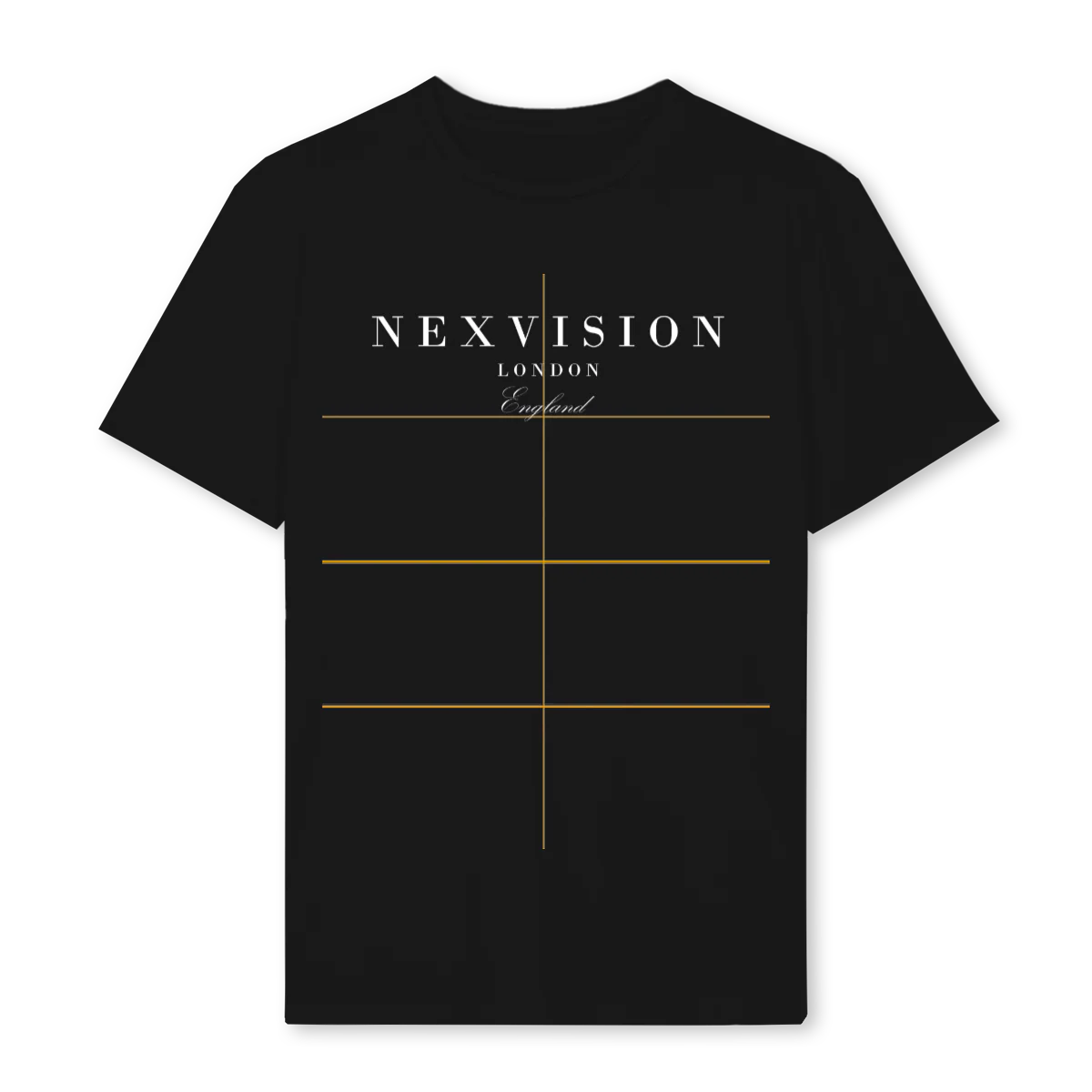 NEXVFORTH Black Regular Tee.