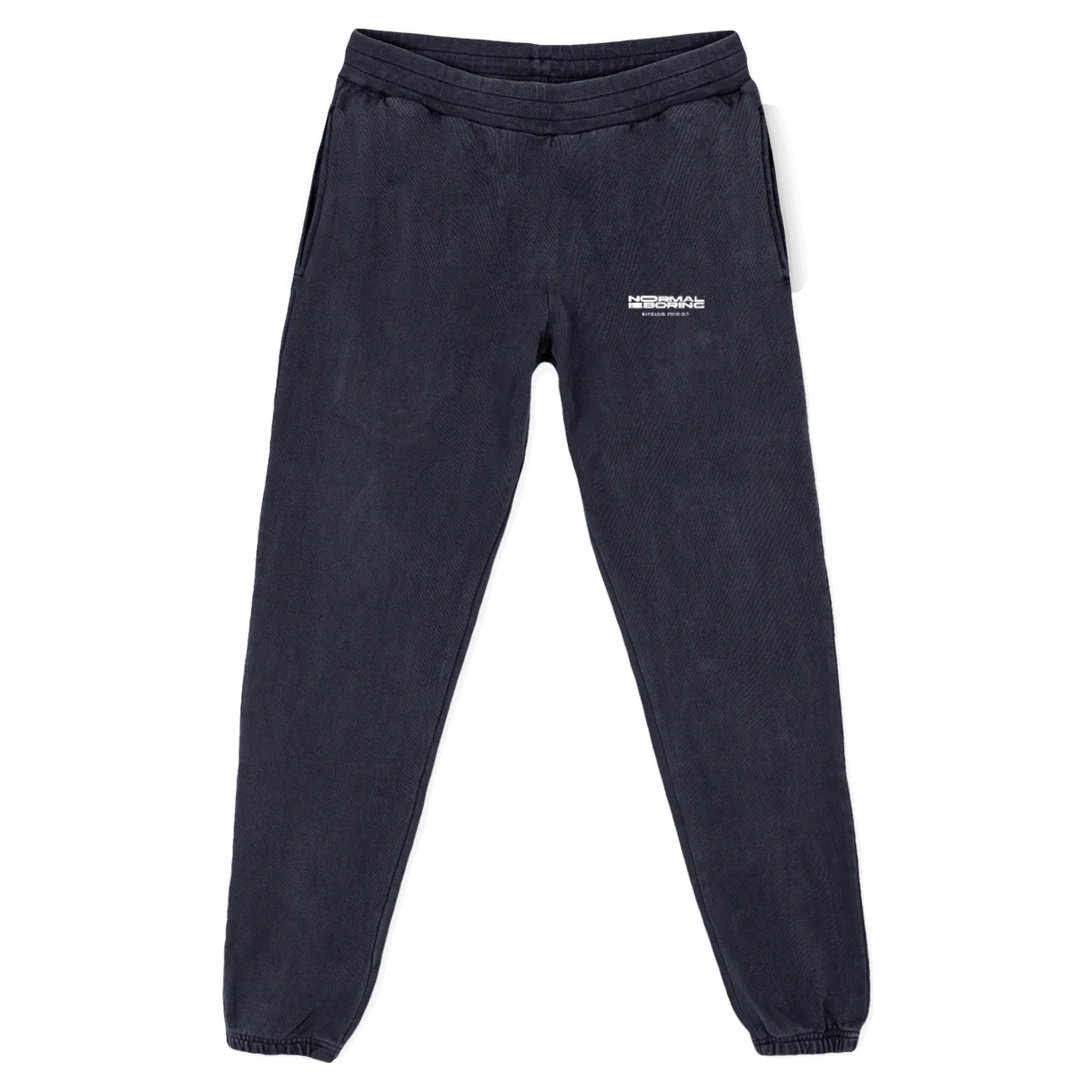 NIBPANTS  Vintage Black Relaxed Sweatpants.