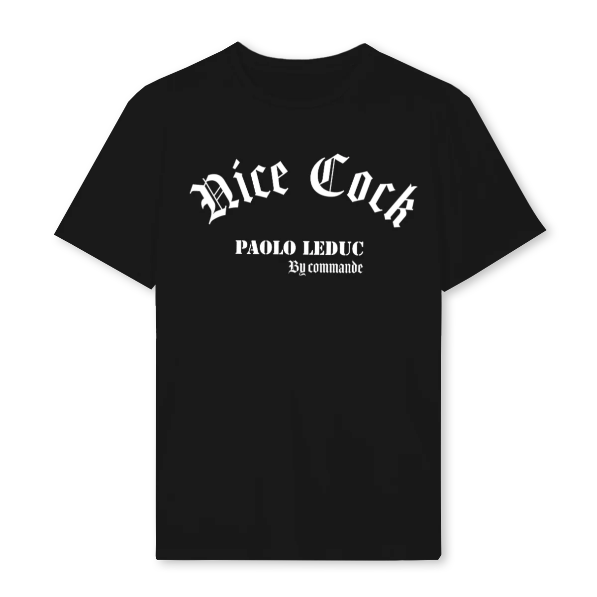 NICECPCK Black Regular Tee.
