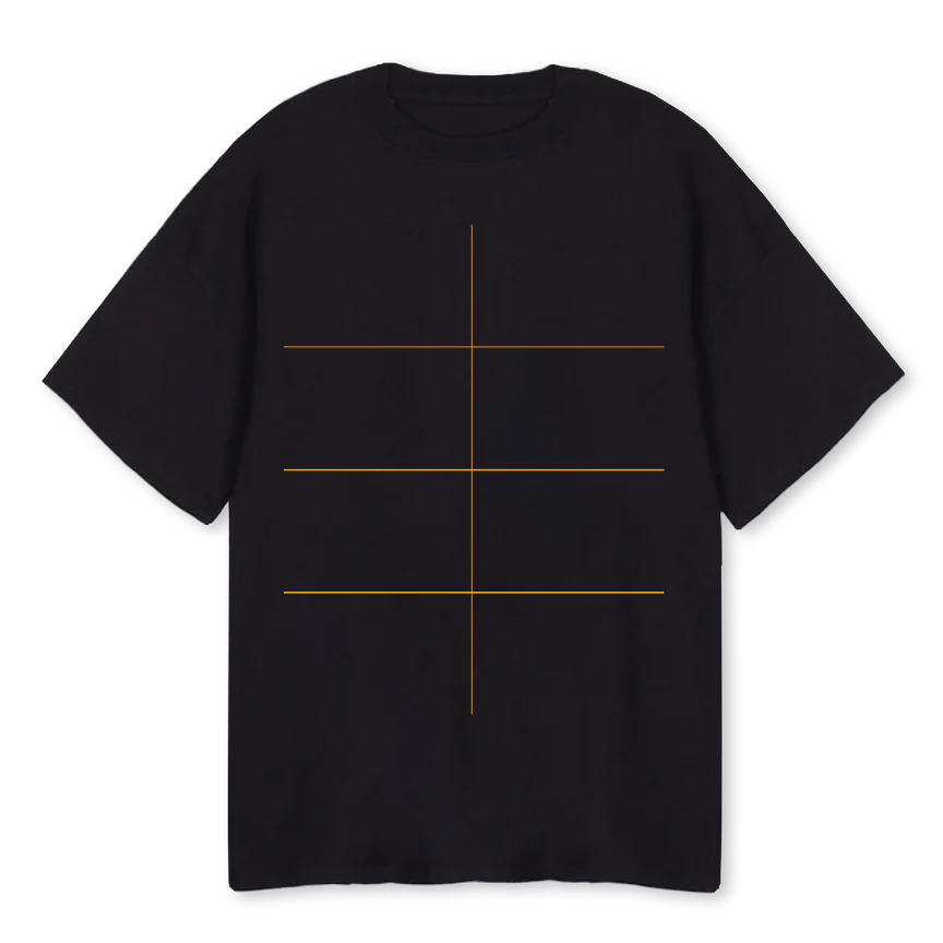 NINEONE Black Oversized Tee.