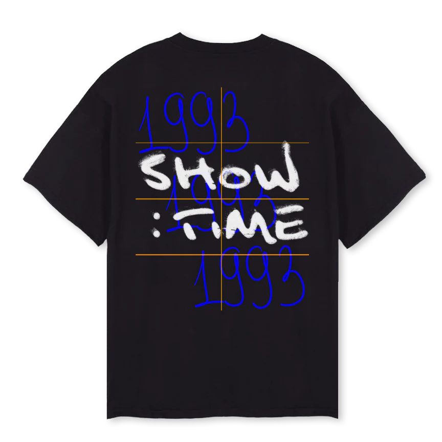 NINETREE Black Oversized Tee. - Image 2