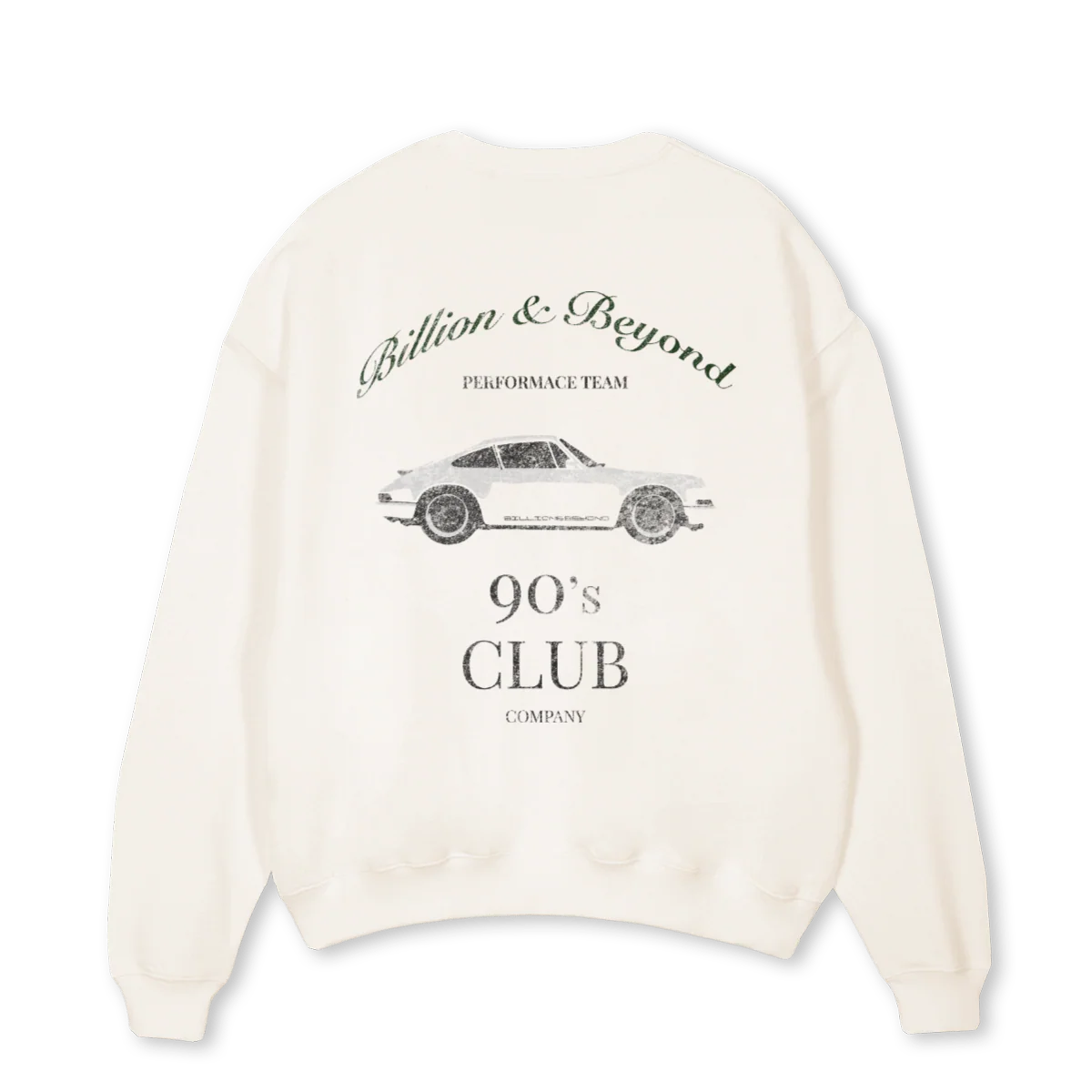 NINTEESCREW Vintage White Oversized Crewneck Sweater. - Image 2