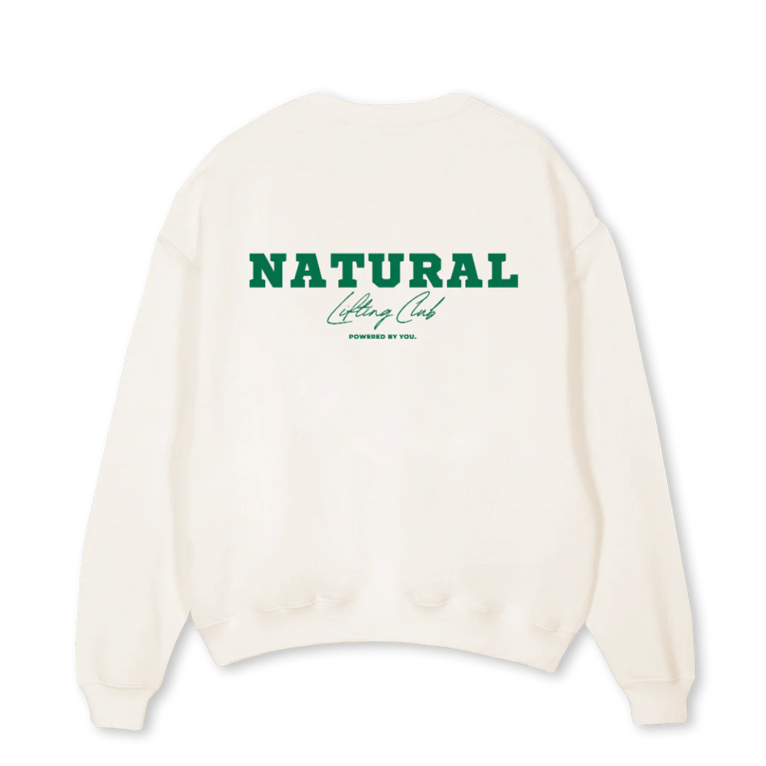 NLC Vintage White Oversized Crewneck Sweater. - Image 2