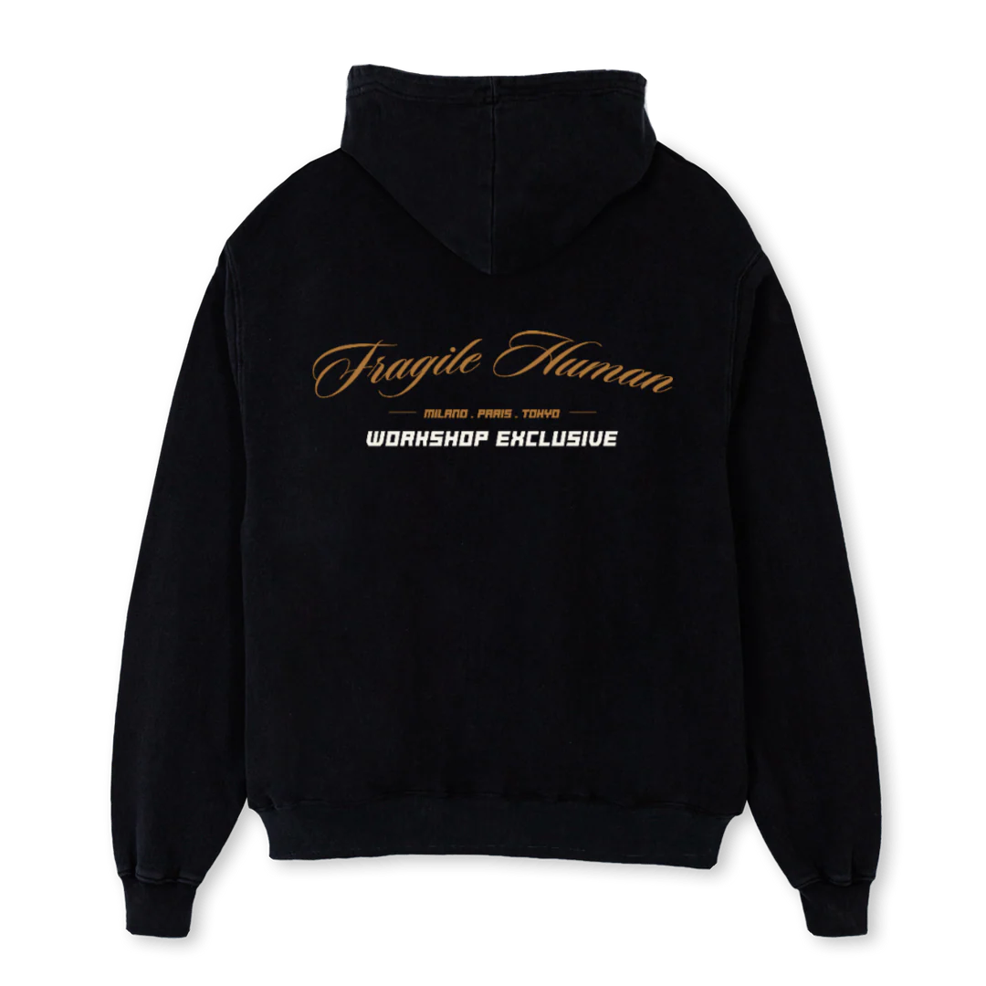 NLOGO HD Black Oversized Hoodie. - Image 2