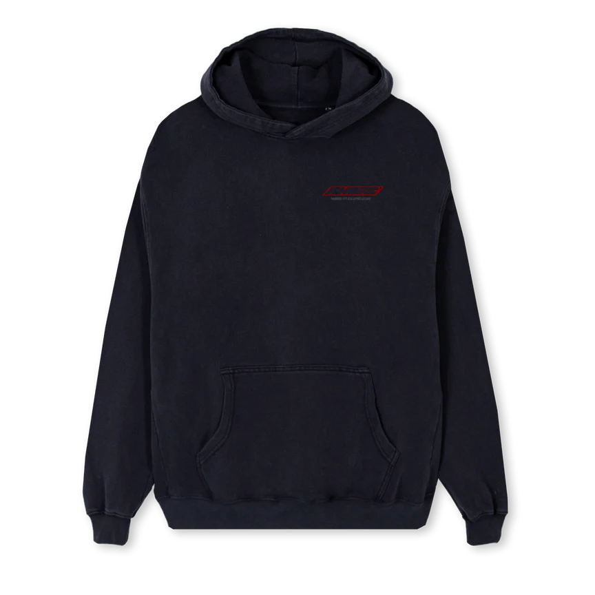 NMBRSRED Vintage Black Regular Hoodie.