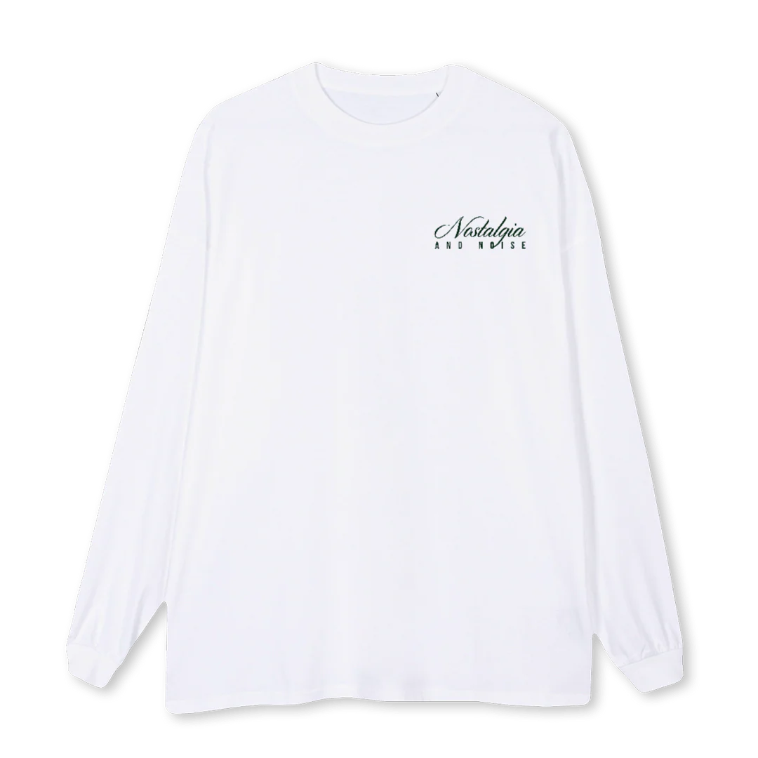 NNCUPIDLONGSLEEVE White Oversized LS Tee.
