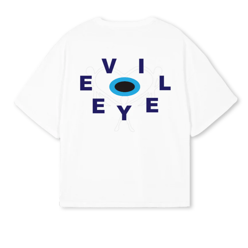 NNEVILEYE White Oversized Boxy Tee. - Image 2