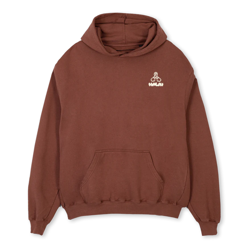 NNFHONE Vintage Brown Oversized Hoodie.