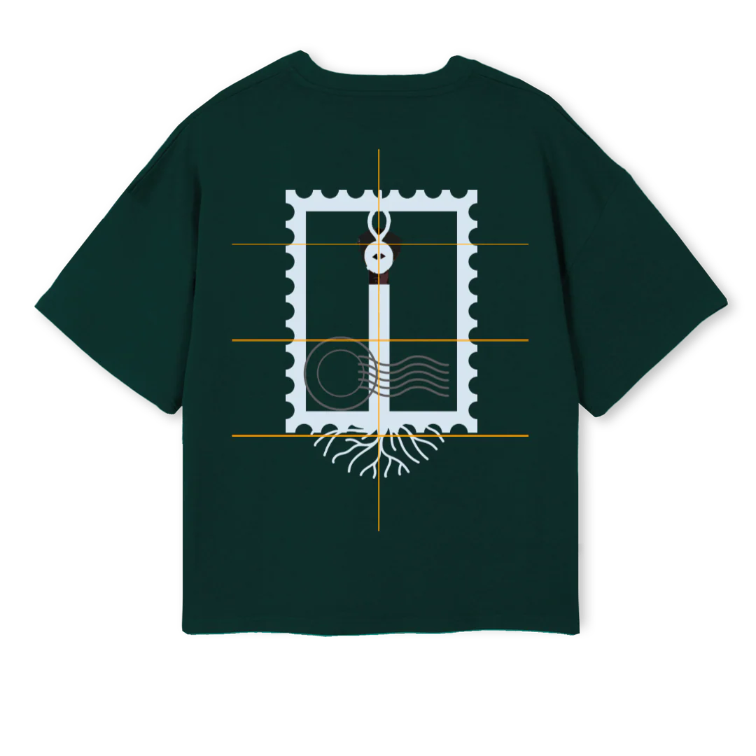 NOBLIGEGRBLMEMLANE Wild Green Oversized Boxy Tee. - Image 2
