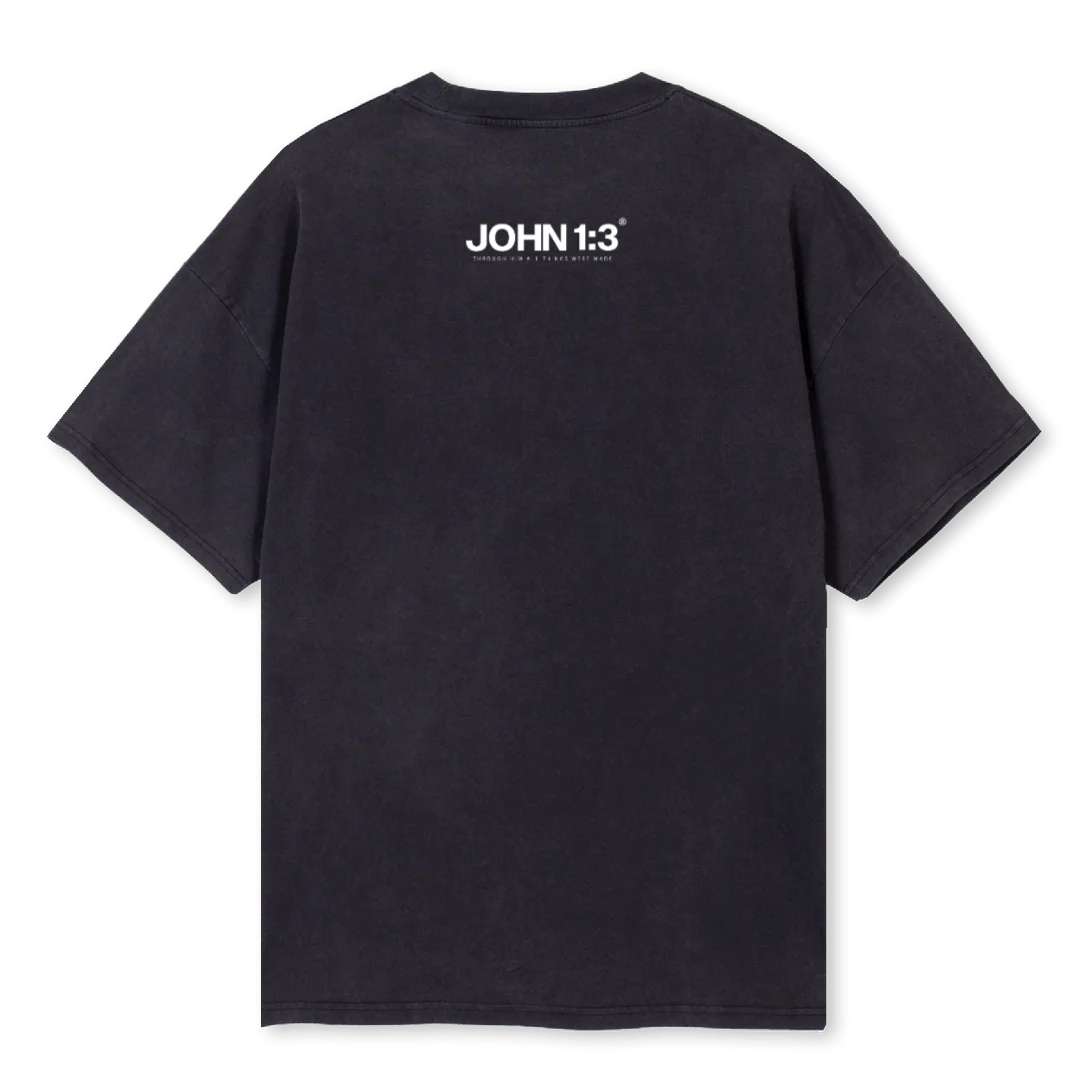 NOFEARBLACK Vintage Black Oversized Tee. - Image 2