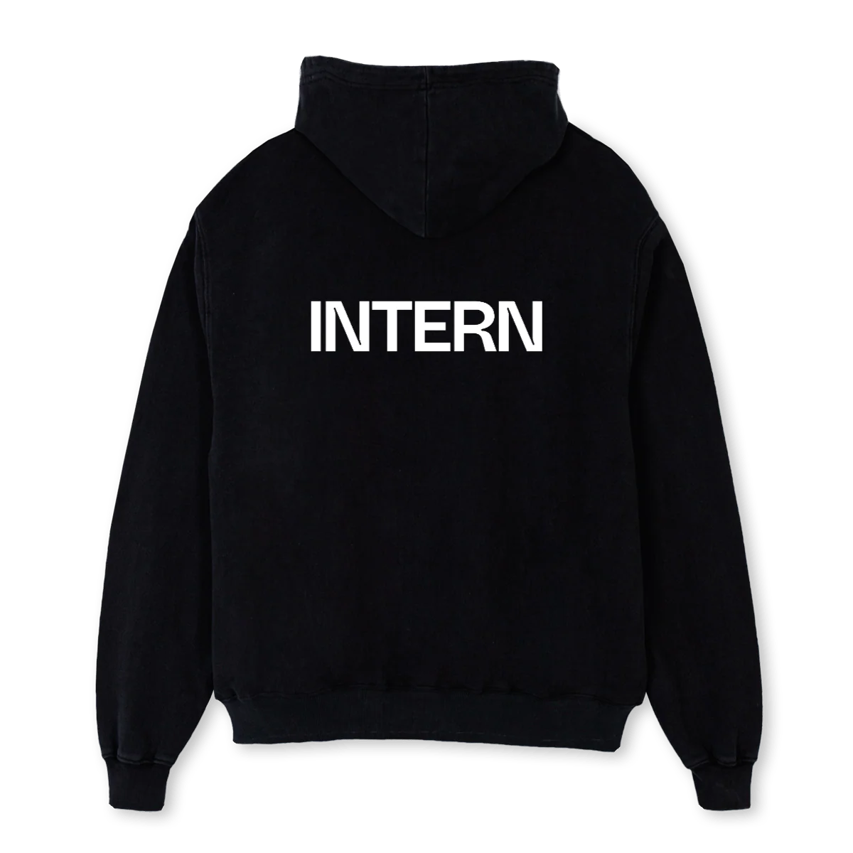 NOISEINTERN Black Oversized Hoodie. - Image 2