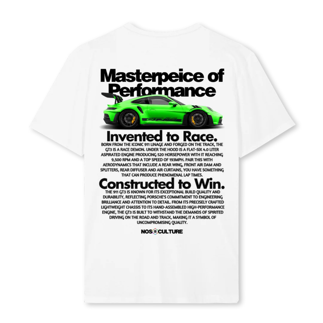 NOS PORSCHE GT RS White Regular Tee. - Image 2