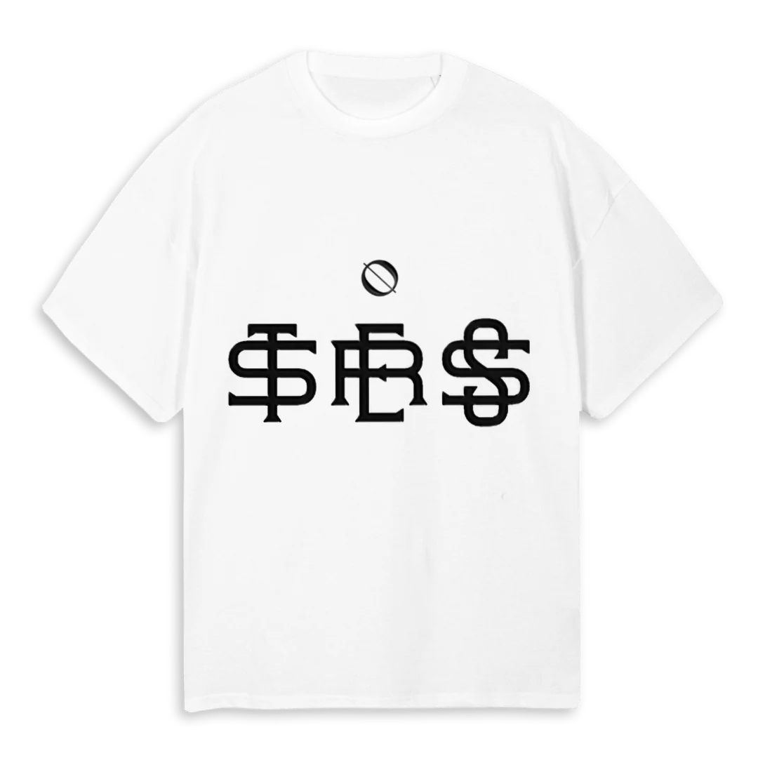 NOSTRESS White Oversized Tee.