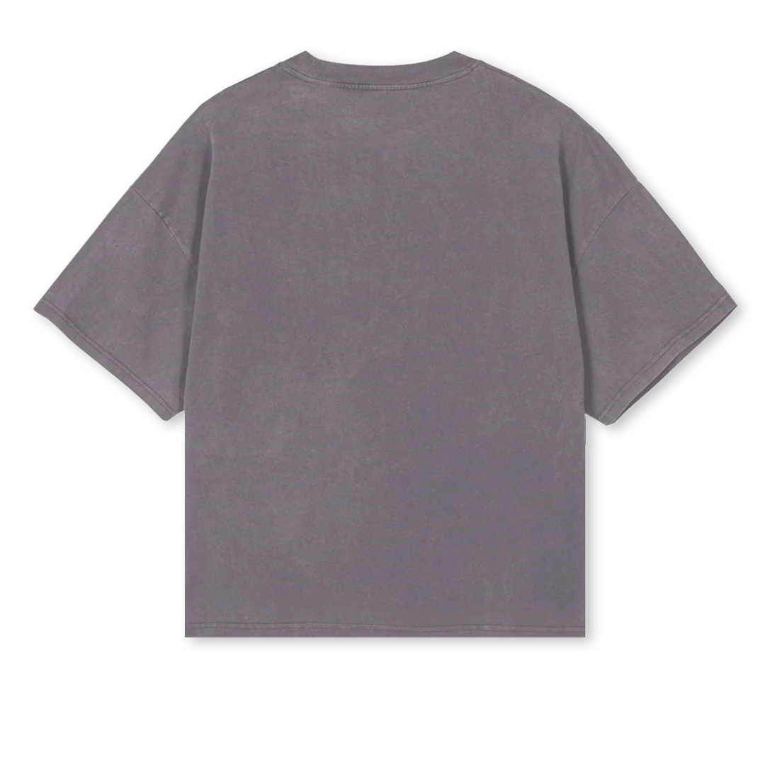 NOTALORUNNERGREY Pigment Grey Oversized Boxy Tee. - Image 2